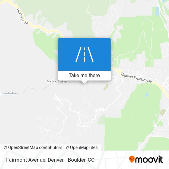 Fairmont Avenue map