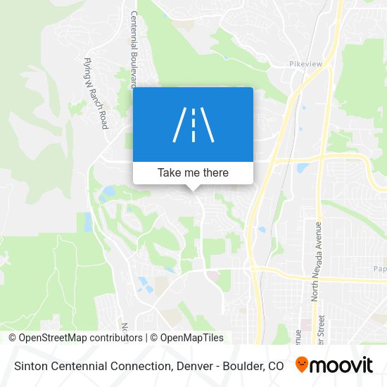 Mapa de Sinton Centennial Connection