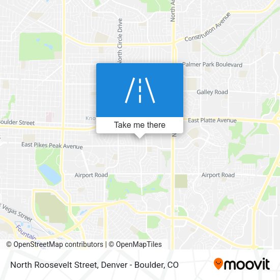 Mapa de North Roosevelt Street