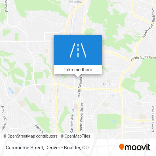 Commerce Street map