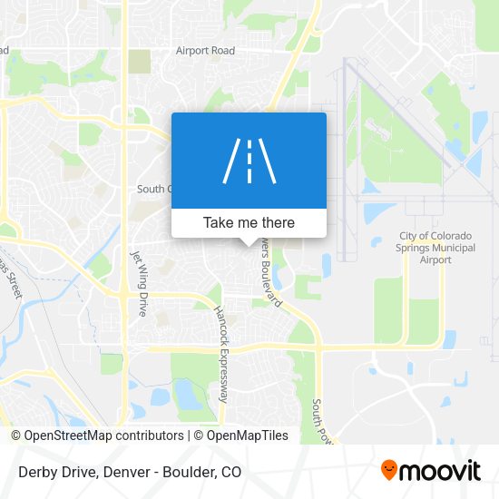 Derby Drive map