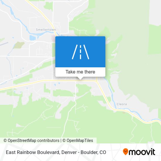 Mapa de East Rainbow Boulevard