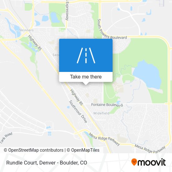 Mapa de Rundle Court