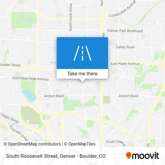 South Roosevelt Street map
