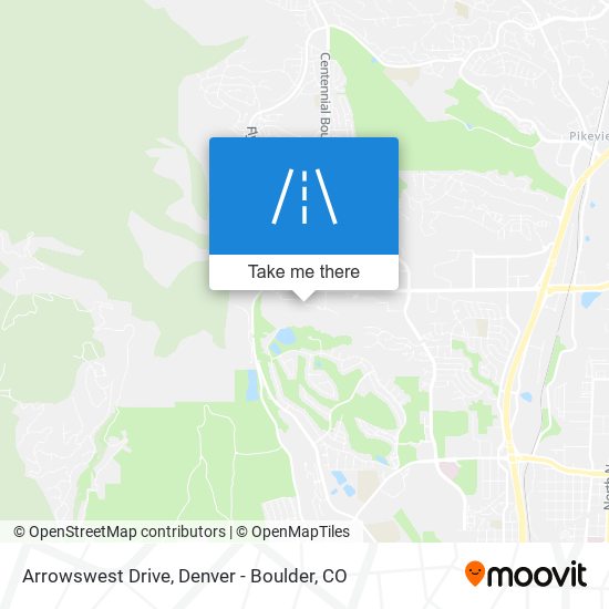 Arrowswest Drive map