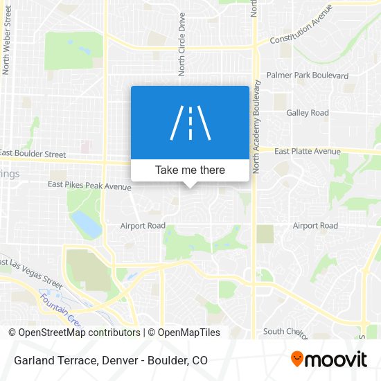 Garland Terrace map