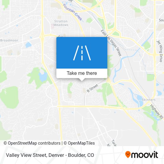 Valley View Street map