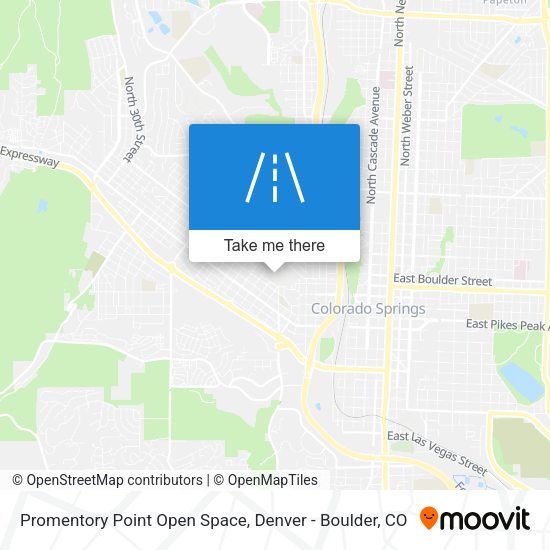 Promentory Point Open Space map