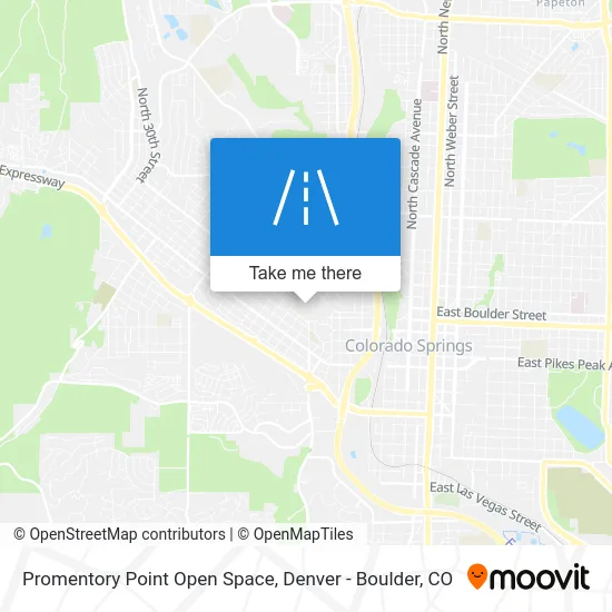 Promentory Point Open Space map