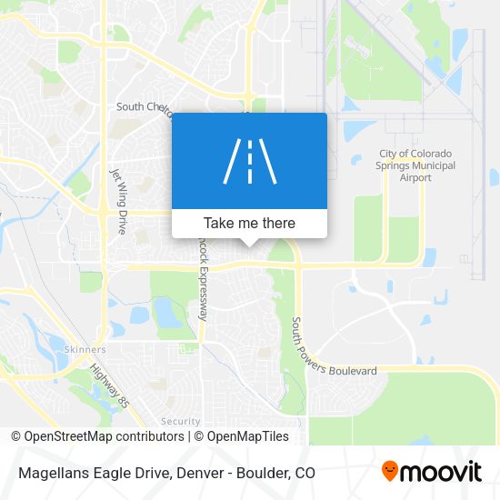 Magellans Eagle Drive map