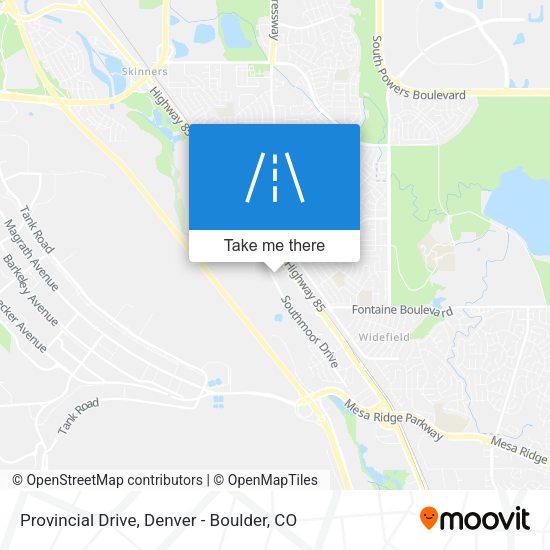 Provincial Drive map