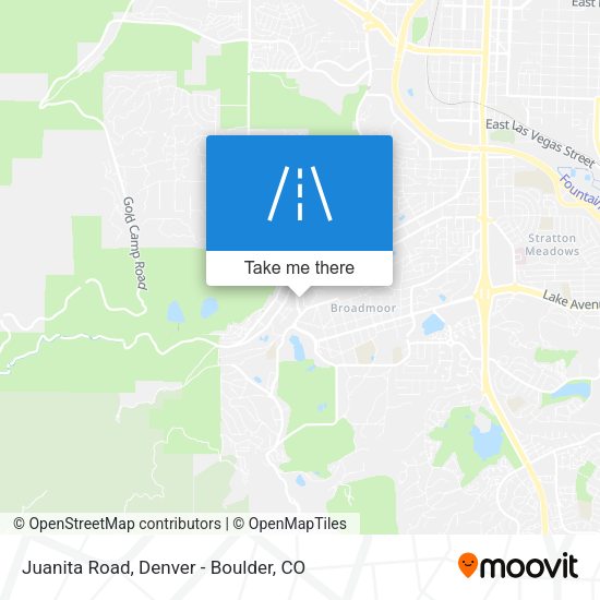 Juanita Road map