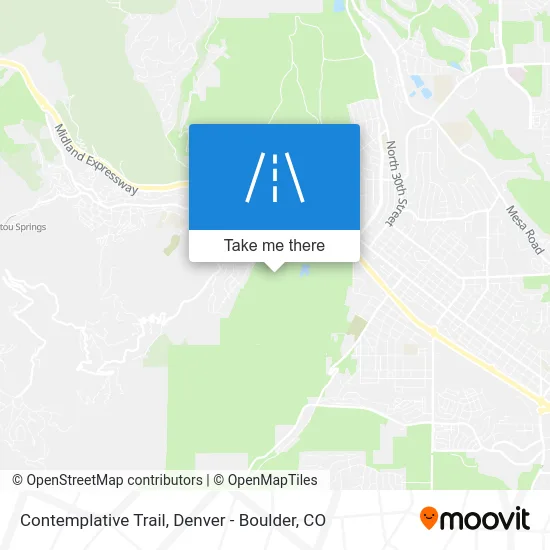 Contemplative Trail map