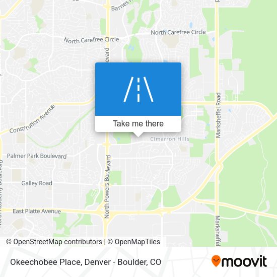Okeechobee Place map