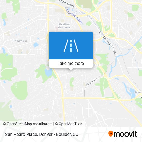 Mapa de San Pedro Place
