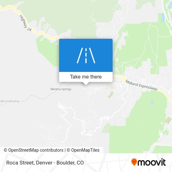 Roca Street map