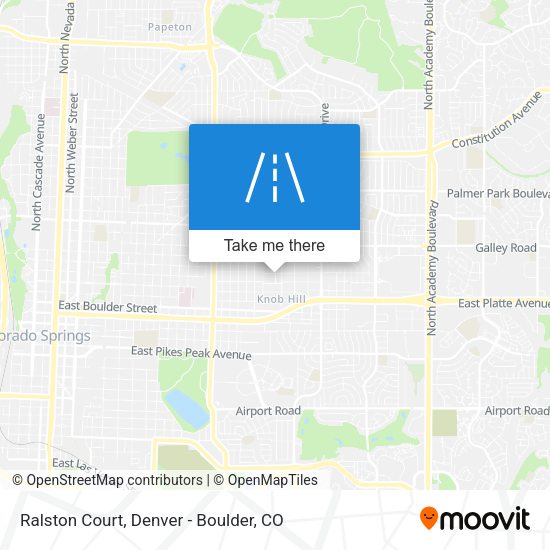 Mapa de Ralston Court