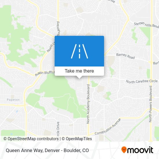 Mapa de Queen Anne Way