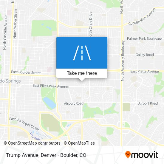 Trump Avenue map