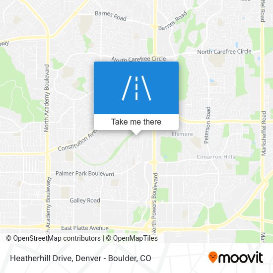 Mapa de Heatherhill Drive