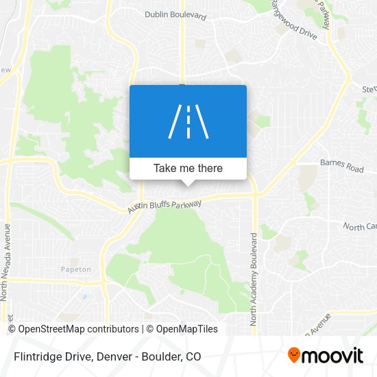 Flintridge Drive map