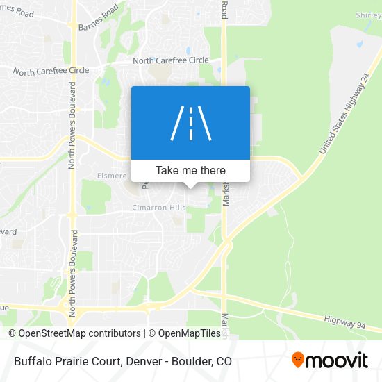 Mapa de Buffalo Prairie Court