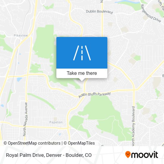 Royal Palm Drive map