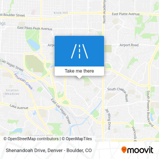 Shenandoah Drive map