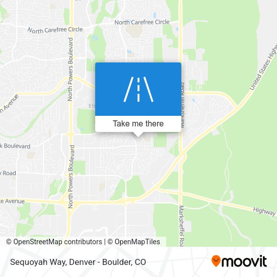 Sequoyah Way map