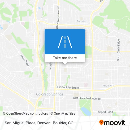 San Miguel Place map