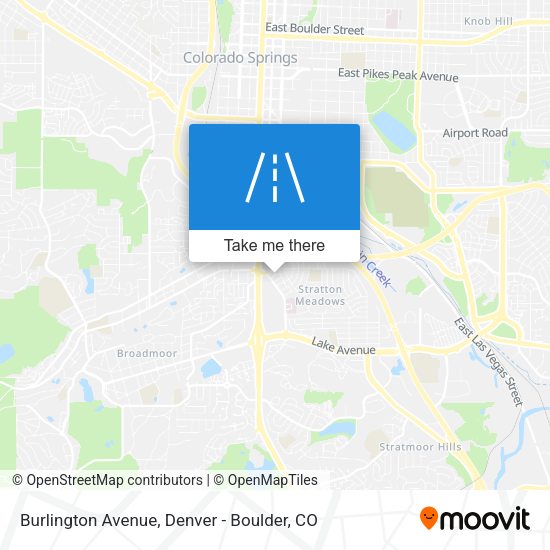 Mapa de Burlington Avenue