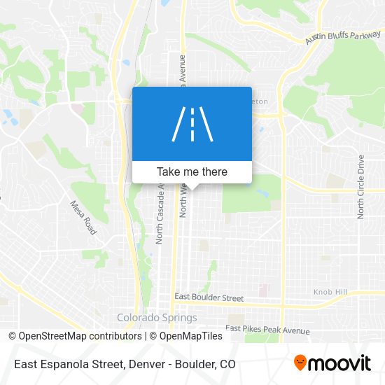 East Espanola Street map