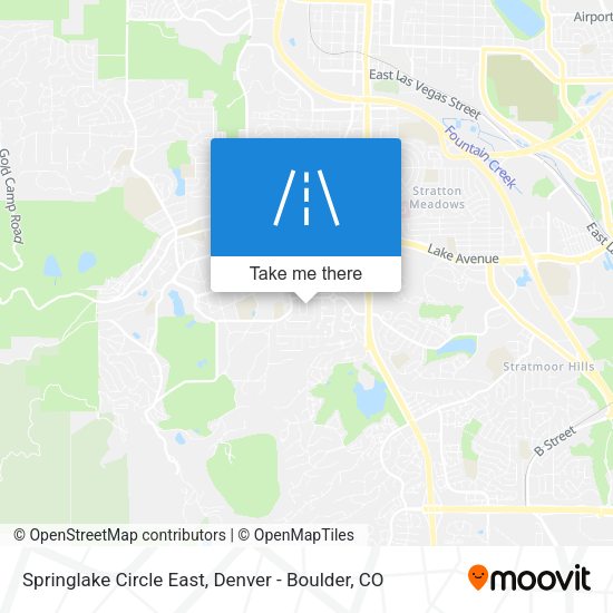Springlake Circle East map