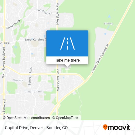 Capital Drive map