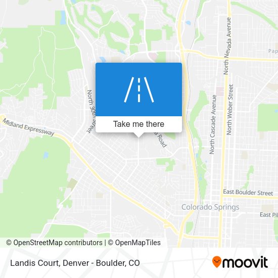 Mapa de Landis Court