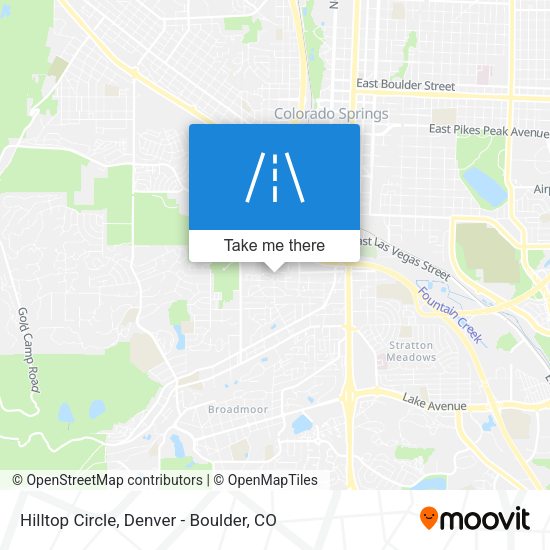 Mapa de Hilltop Circle