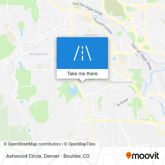 Ashwood Circle map