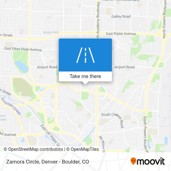 Zamora Circle map