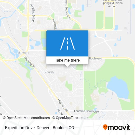 Expedition Drive map