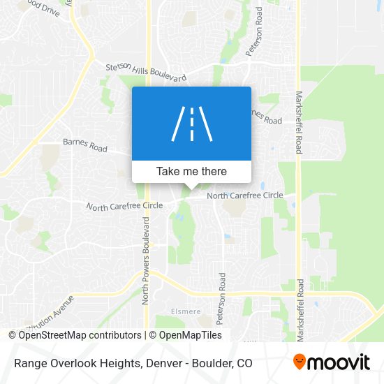 Range Overlook Heights map