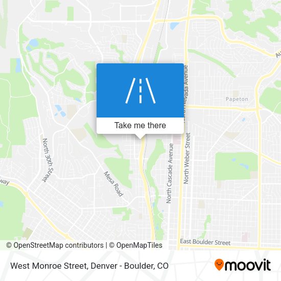 West Monroe Street map