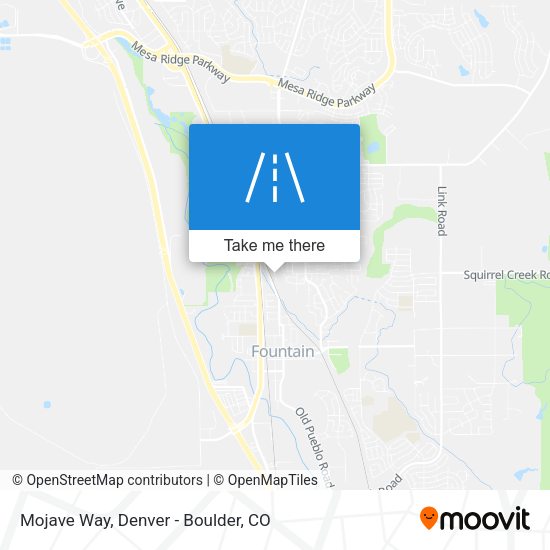 Mapa de Mojave Way