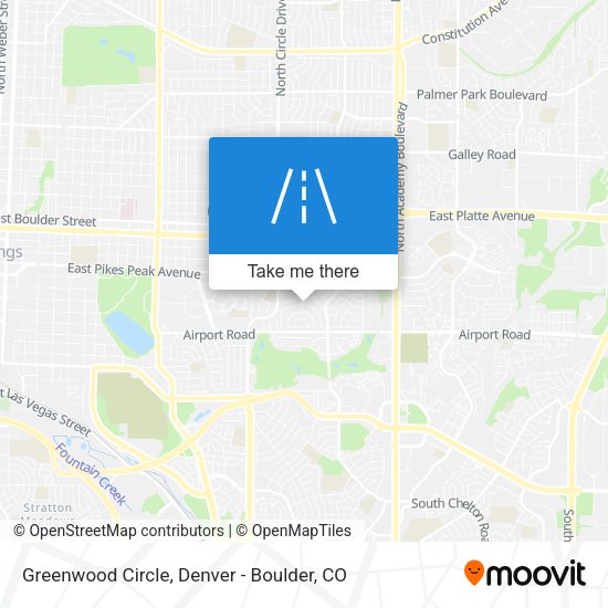 Greenwood Circle map