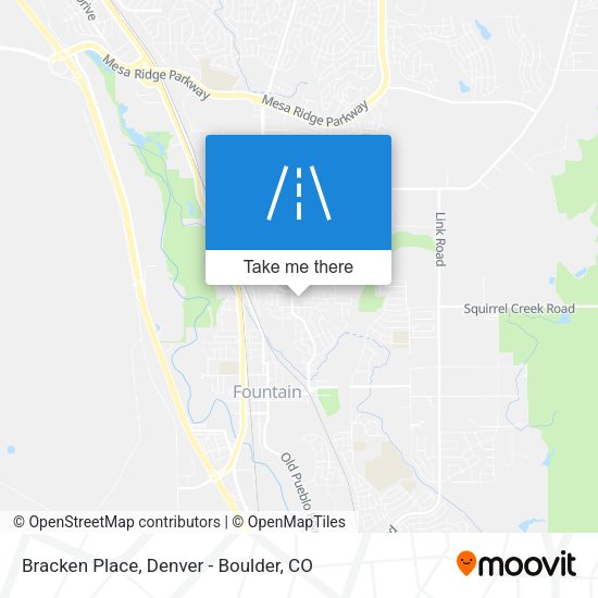 Bracken Place map
