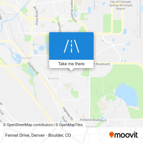 Fennel Drive map