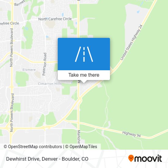 Dewhirst Drive map