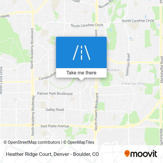 Mapa de Heather Ridge Court