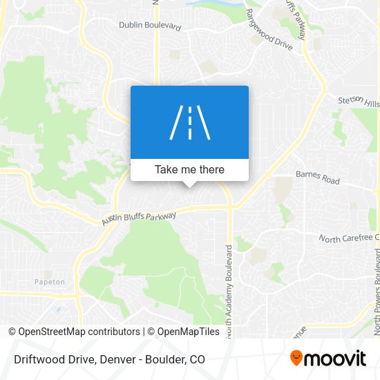 Driftwood Drive map