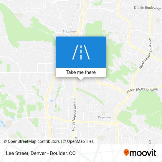 Mapa de Lee Street
