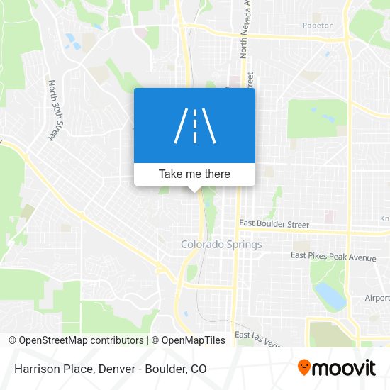 Harrison Place map
